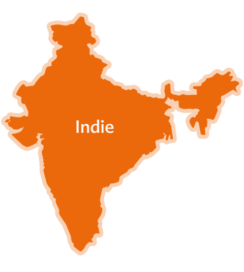 Zemědělství Indie: HiPP mapa