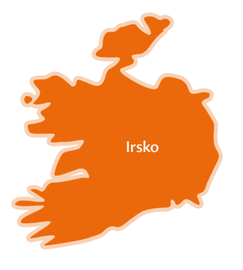 Zemědělství Irsko: HiPP mapa