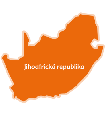 Zemědělství Jihoafrická republika: HiPP mapa